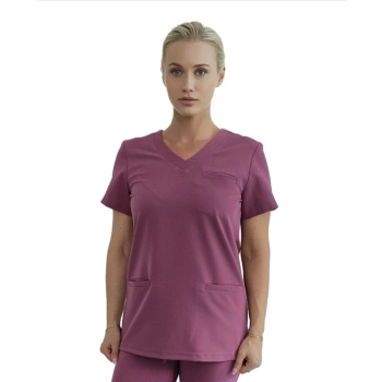 Bluza medyczna winogronowa basic premium roz. 3XL